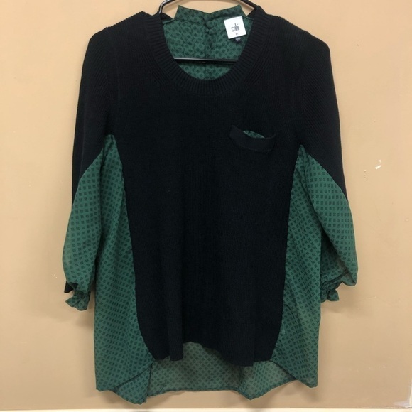 CAbi 3520 Get Together Top XS Sweater Blouse - Picture 1 of 6